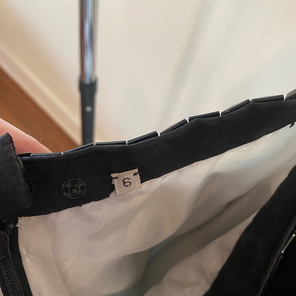 Sherri Hill Black and White Evening Two-Piece Dress - Picture 4 of 4